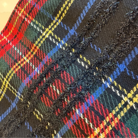 J.Crew Women's Size 12 Tartan Plaid Mini Skirt Multicolor Party Cocktail Holiday - Picture 5 of 10